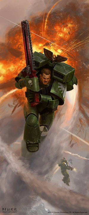 Warhammer 40K Dark Angel Assault Marine