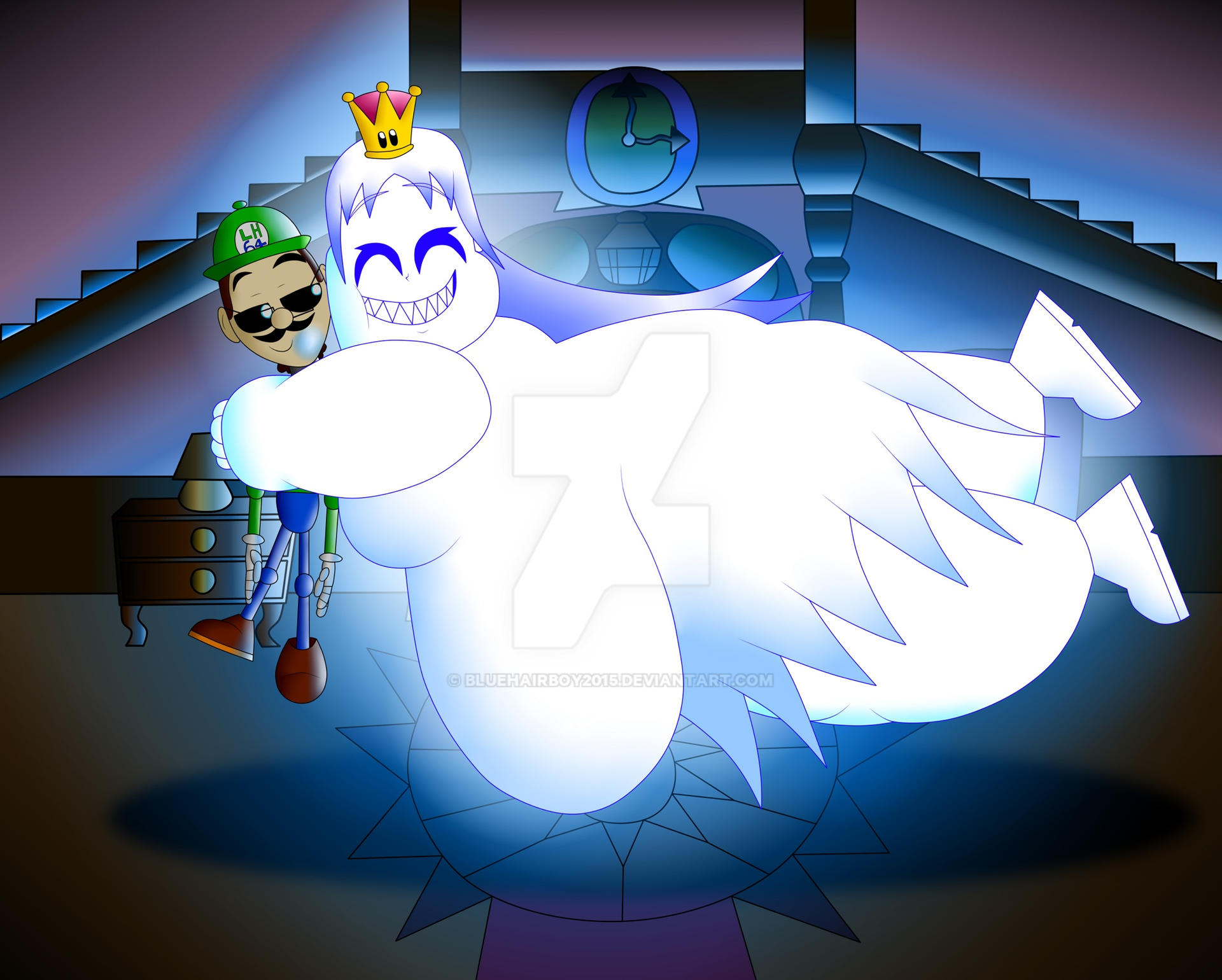 Booette Hug Fat Booette Hugs LuigiHorror64 (Request) by BlueHairBoy2015 on DeviantArt