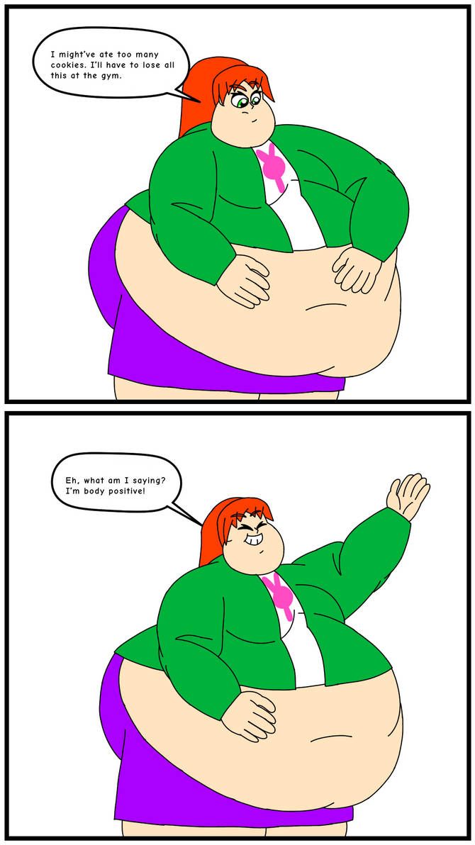 Staying Fat by BlueHairBoy2015 on DeviantArt