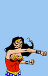 Wonder Woman Colored01 by DelHewittJr