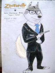 Zootopia OC: John Harrison Grey 'Agent Alpha'