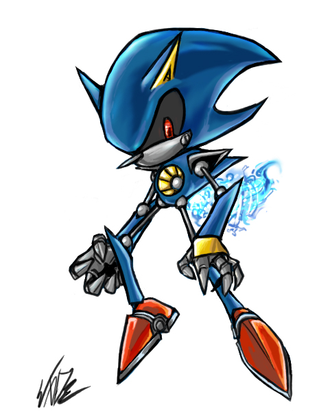 Metal Sonic by artsonx on DeviantArt