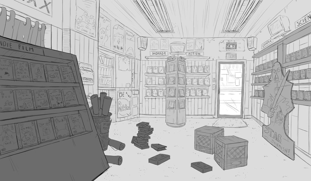 Video Store Graphics Video Store Rough Background by Filidip on DeviantArt
