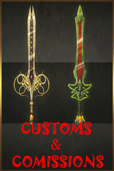 OPEN Weapon Commissions / Customs Info by MhaxiR