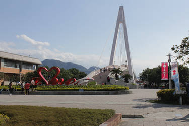 Love bridge, Tamsui, Taiwan