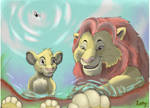 Look Simba who do you see? by EemsArt