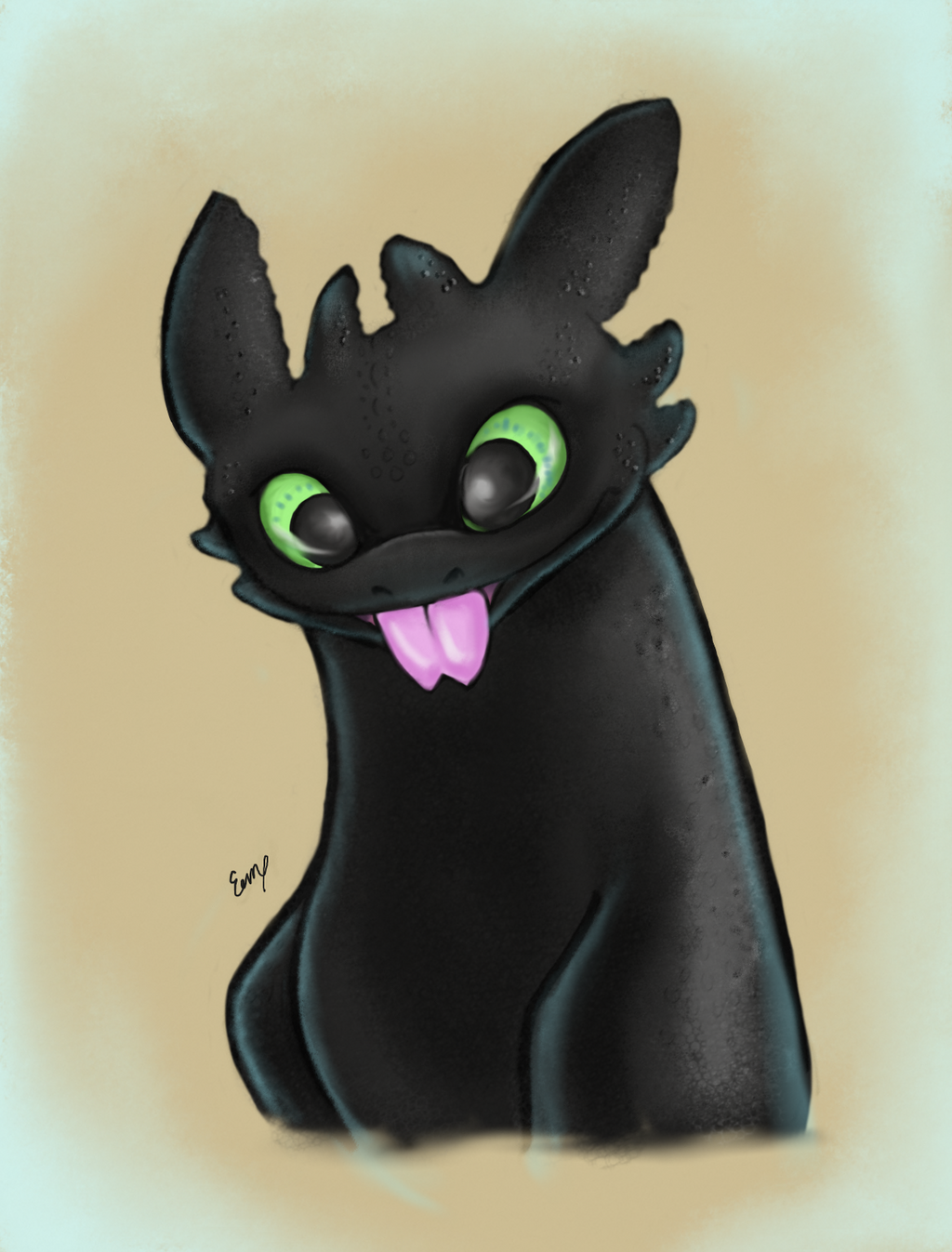 Toothless Syble Silly Toothless by EemsArt on DeviantArt