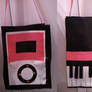 Piano-Ipod Duct Tape Purse