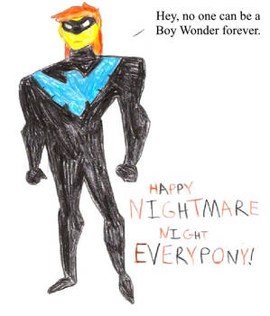 Braeburn as Nightwing
