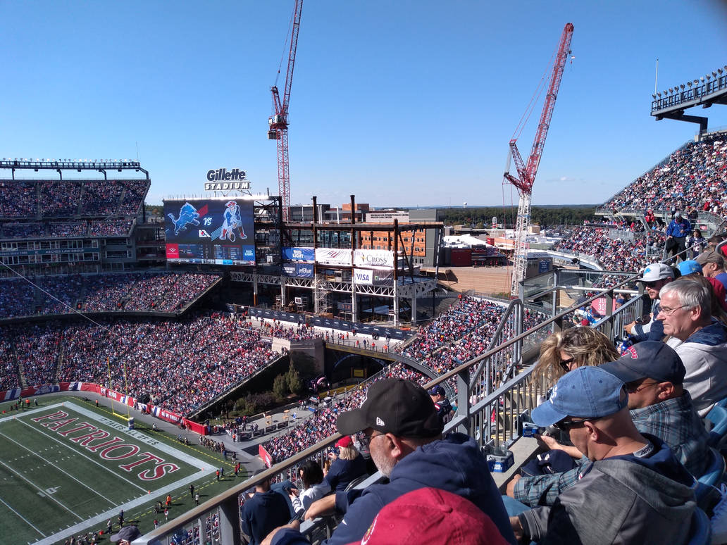 Gillette Stadium Under Renovation By DarthWill3 On DeviantArt gillette-stadium-under-renovation-by-darthwill3-on-deviantart