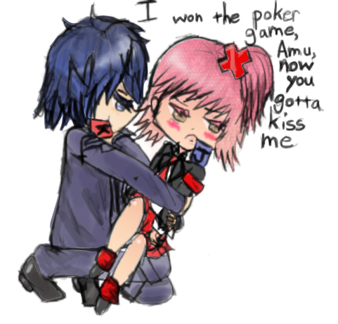 Amu and Ikuto Fanart