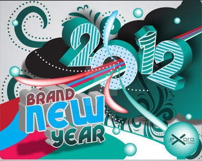 ExoroDesigns New Year 2012 Card 12