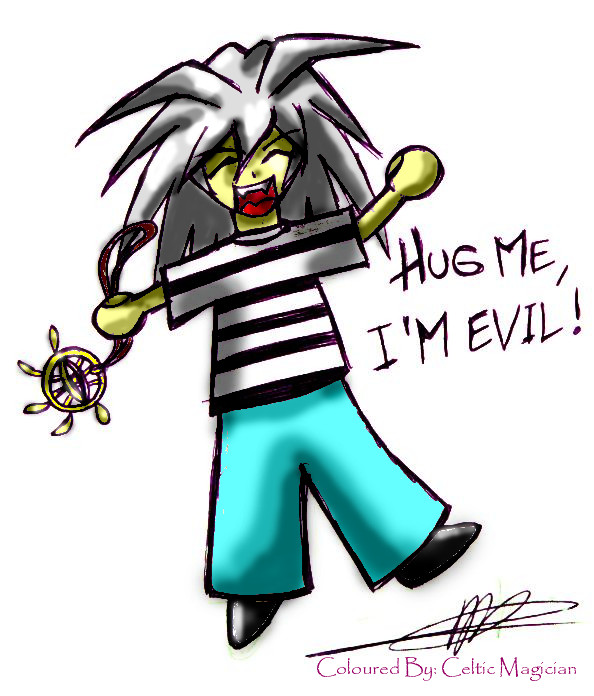 Hug Me, I'm Evil - Coloured