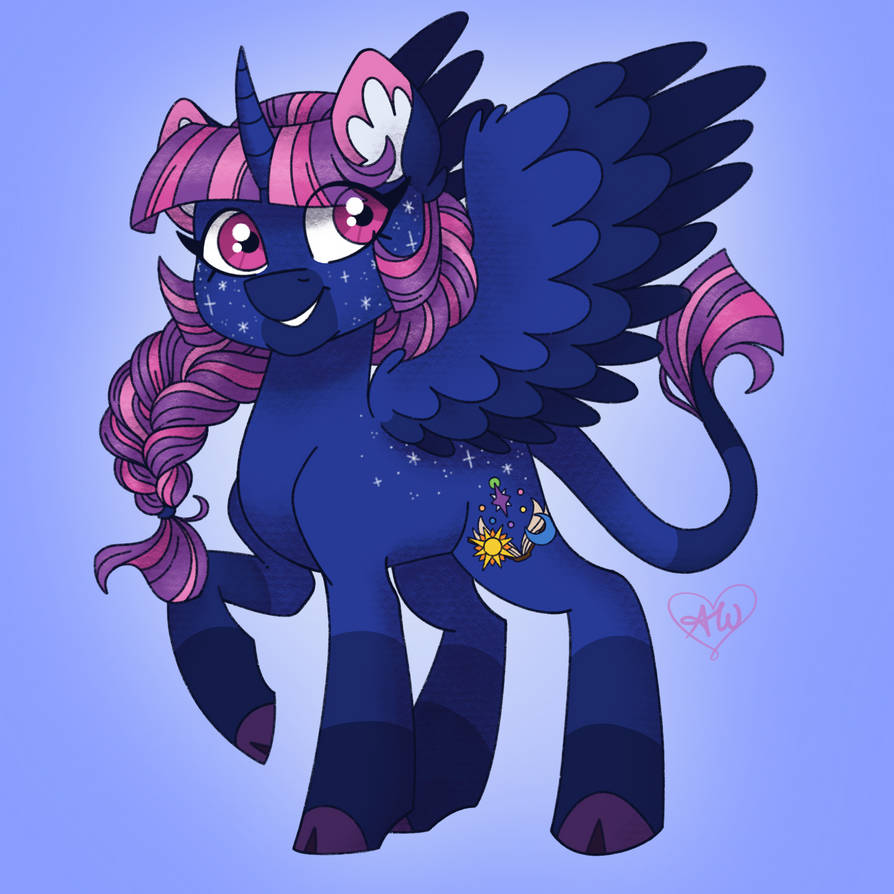 Twilight Sparkle Redesign by AliThinksSheCanDraw on DeviantArt