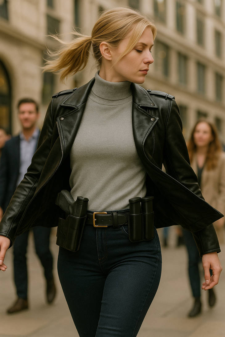 Deviantart Agent Down Undercover in Black Leather by specialagentdown on DeviantArt