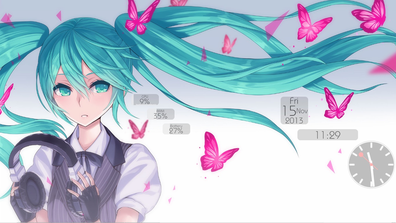 Miku Rainmeter