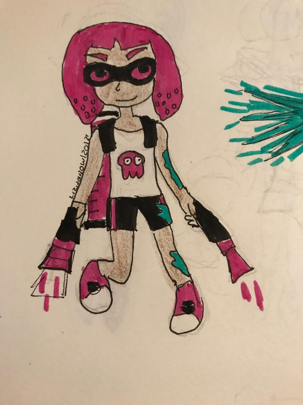 Splatoon inkling by GothOwl on DeviantArt