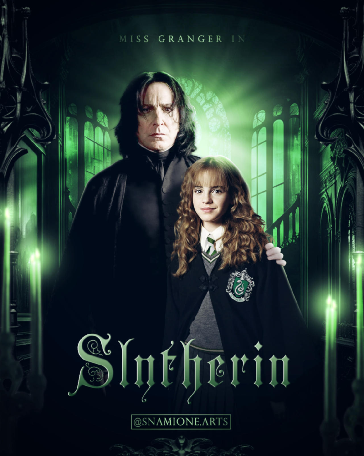 Snamione Miss Granger In Slytherin By Snamionearts On DeviantArt snamione-miss-granger-in-slytherin-by-snamionearts-on-deviantart