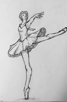 Inktober Ballerina