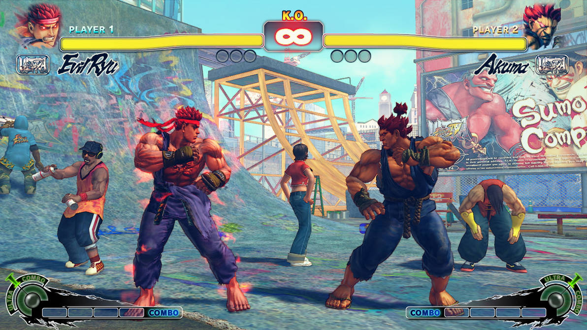 Street Fighter 4 [Arcade] - play as Akuma 