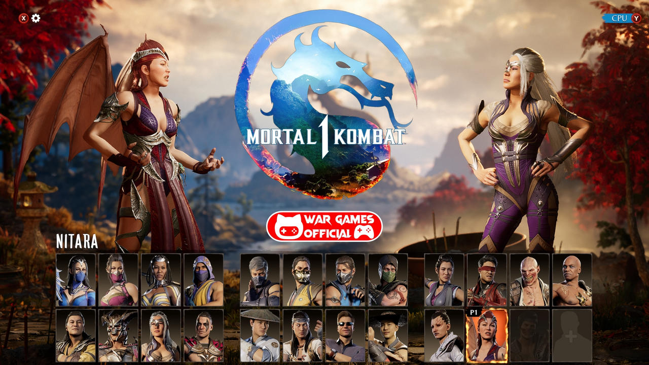 Personagens(preços) - Mortal Kombat