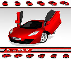 [MMD] Sports Car - McLaren MP4-12C + Motions (DL)