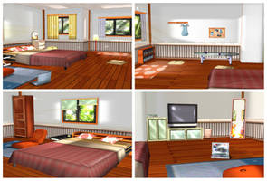 MMD Shoujo no Heya - Girl's Room by arisumatio