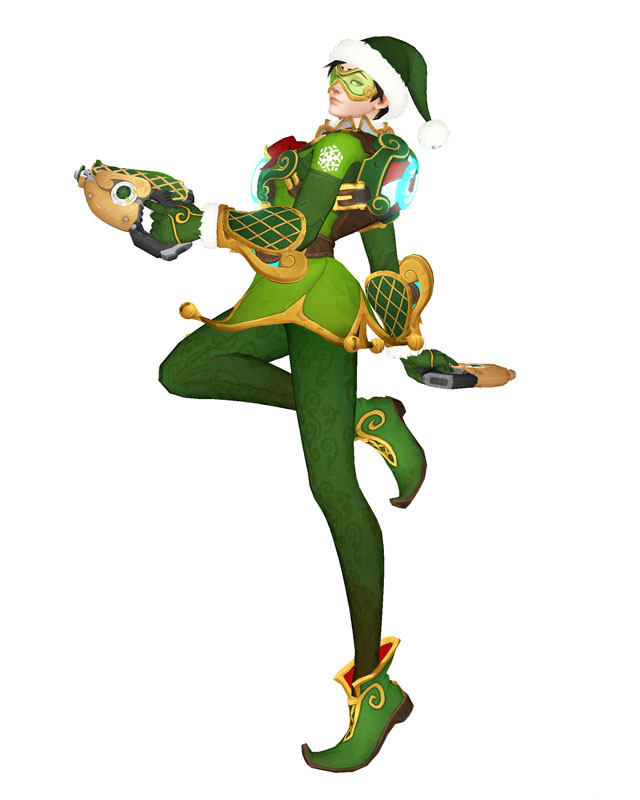 Christmas Tracer fan skin