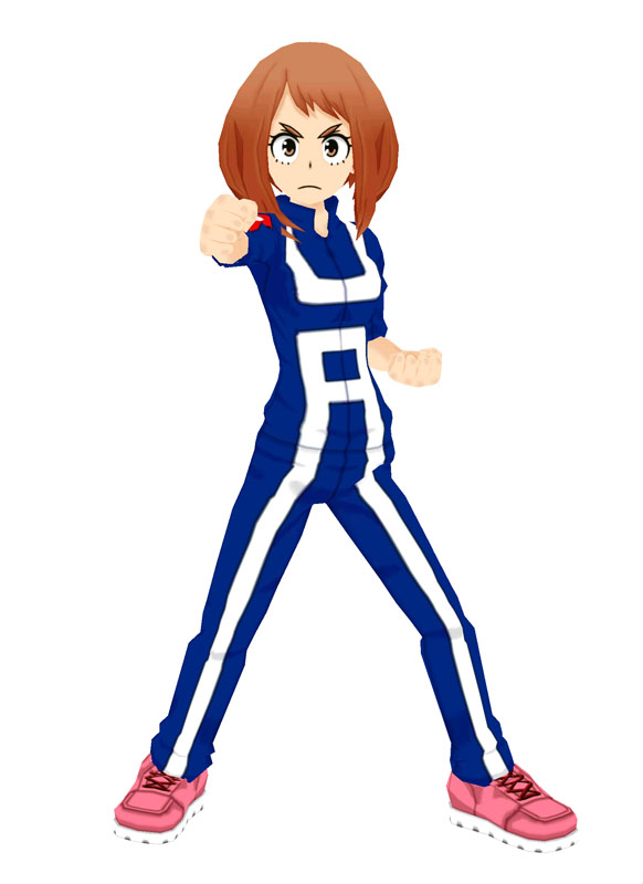 [MMD] BNHA Ochaco Uraraka Gym Uniform