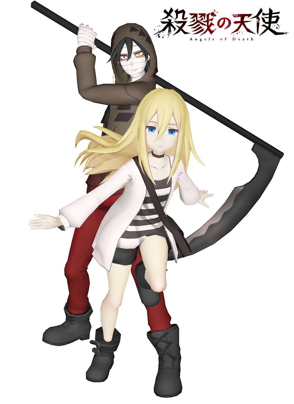 [MMD] Satsuriku no Tenshi - Zack and Rachel