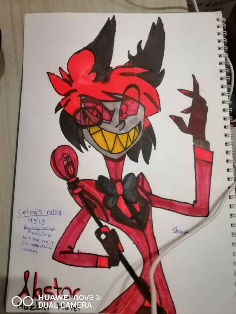 Alistor Drawing My first hazbin hotel Alastor drawing by minlanlee on DeviantArt