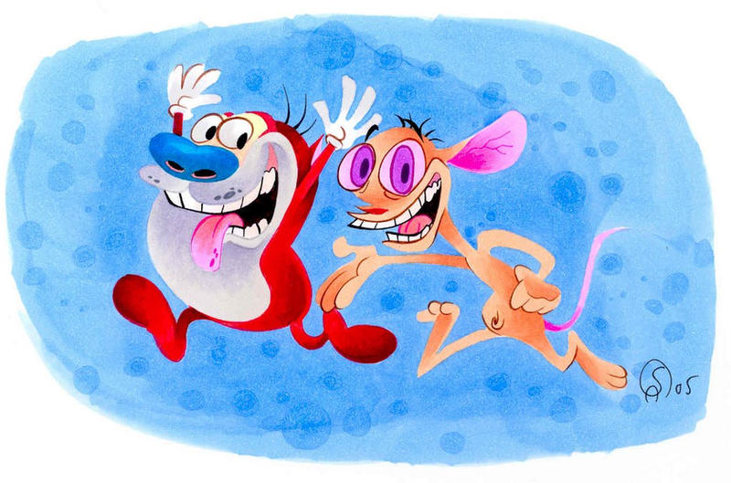 Ren and Stimpy 2 by GantzAistar on DeviantArt