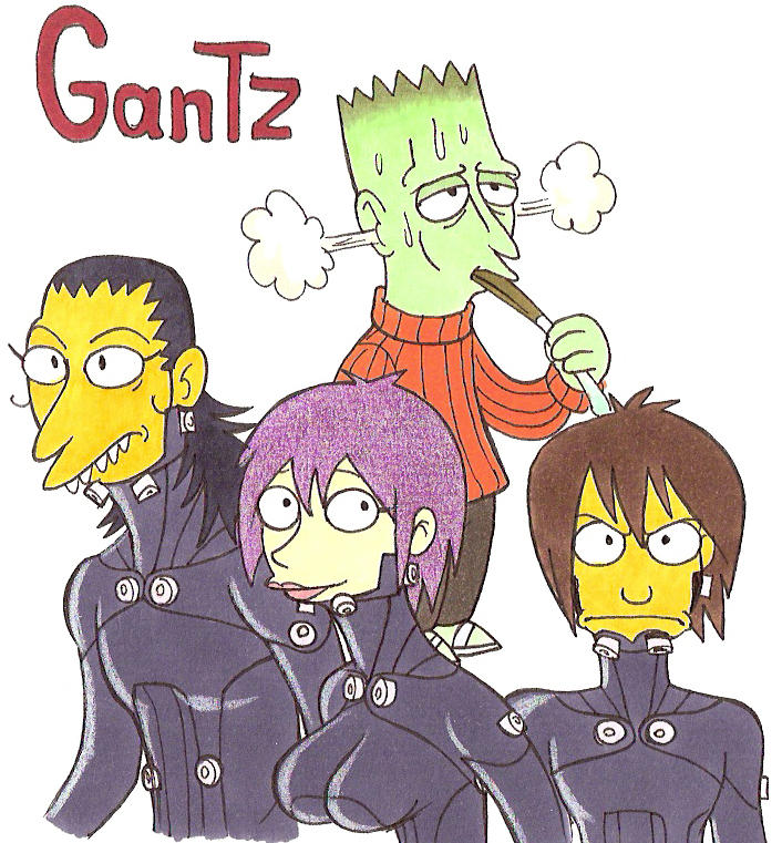 Simpsons Gantz By Gantzaistar On Deviantart Simpsons Gantz By Gantzaistar On Deviantart