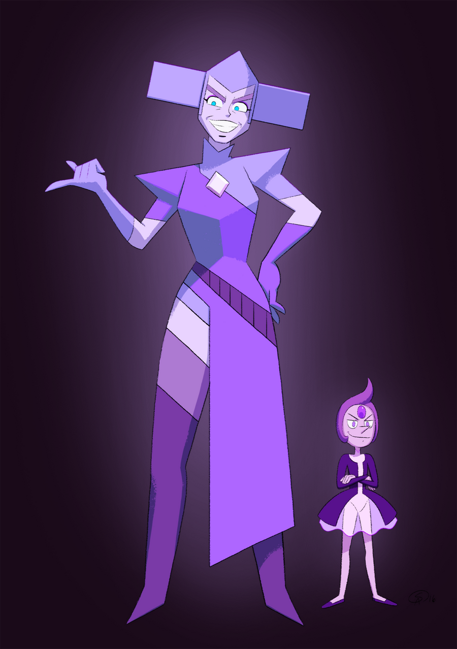 Purple Diamond and Purple Pearl