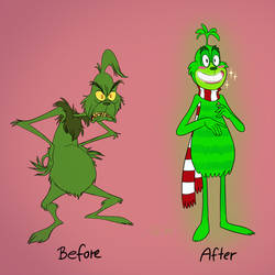 grinch makeover