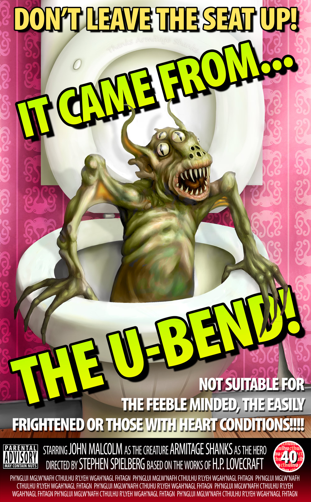 It came from... the u-bend