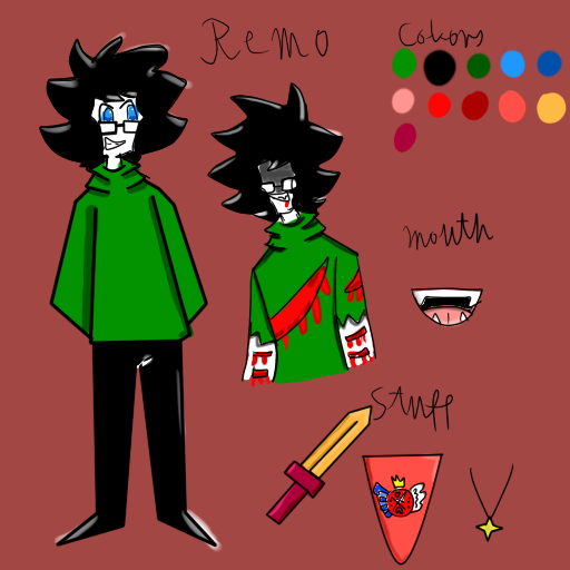 Remo- reference by Wolf-san12 on DeviantArt