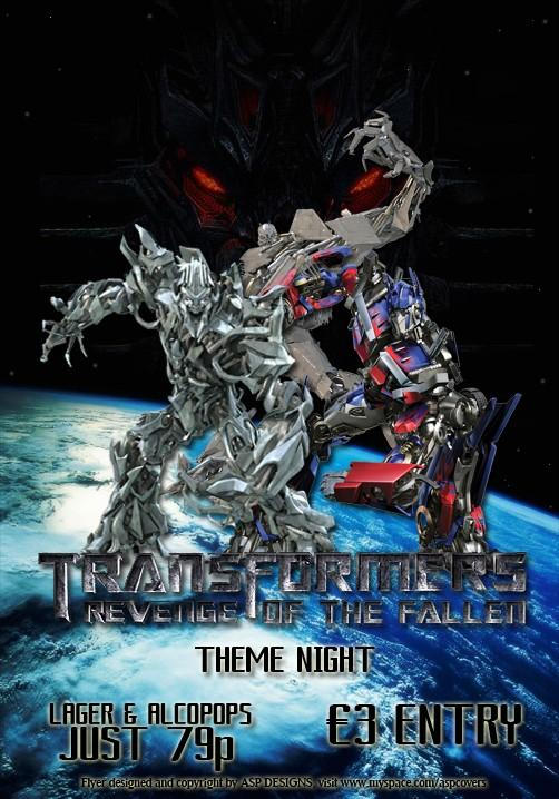 Transformers theme night flyer by ASPdesigns2 on DeviantArt