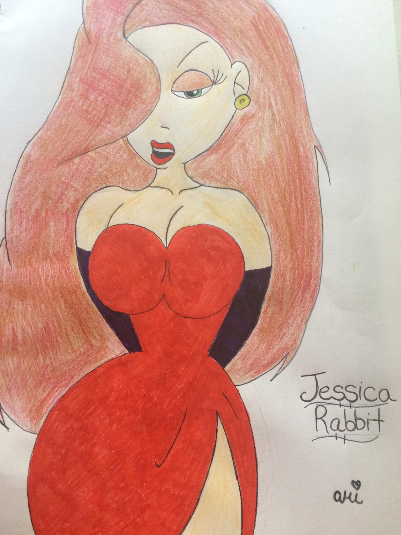 Jessica Rabbit (Who Framed Roger Rabbit - Movie) by iluvthekoopalingsart on  DeviantArt