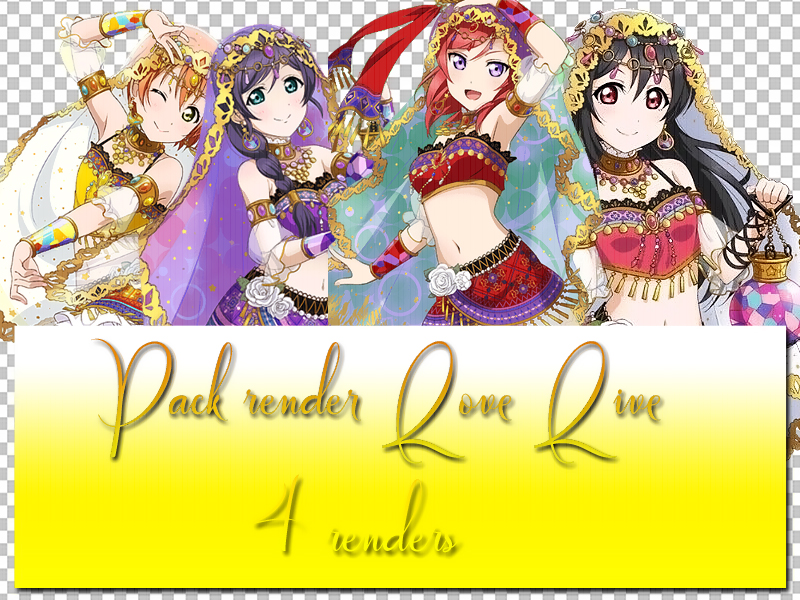 [SHARE FREE] Pack Renders Love Live-4 png