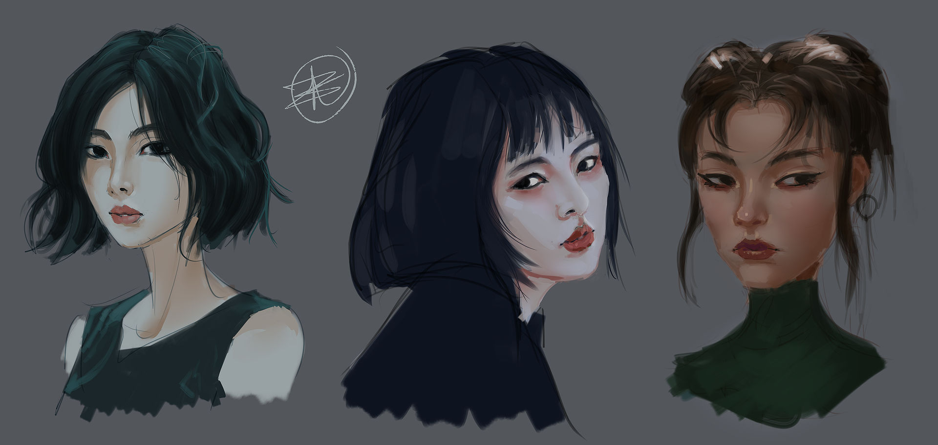 Deviantart Model Faces Female Face Practice11 by DmitryMalykhin on DeviantArt