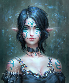 Elven portrait.