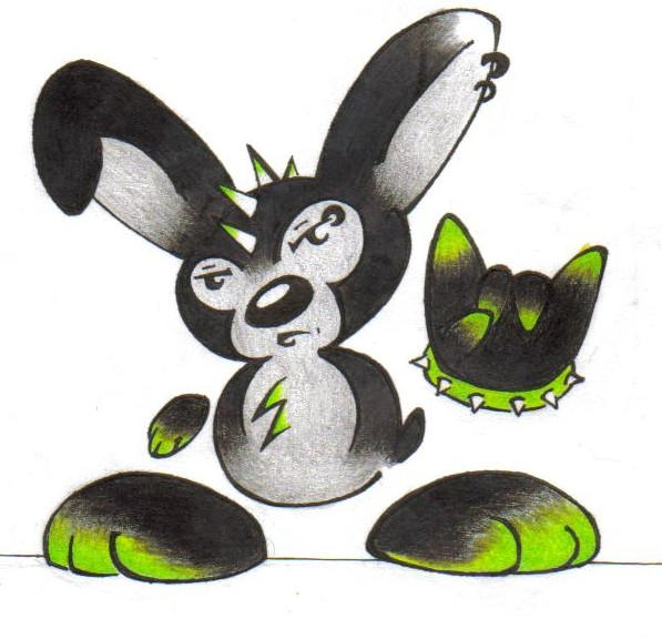 rock bunny by burnii on DeviantArt