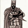 Batman in marker