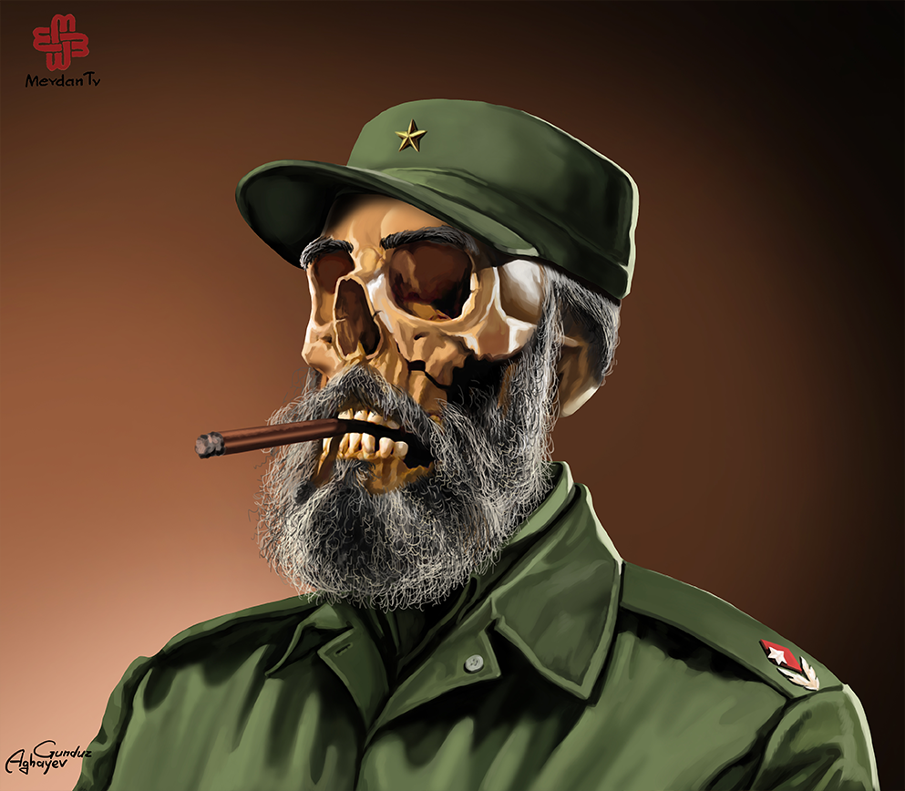 Fidel Castro - As Depicted By Gunduz Aghayev