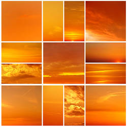 Sunset collage