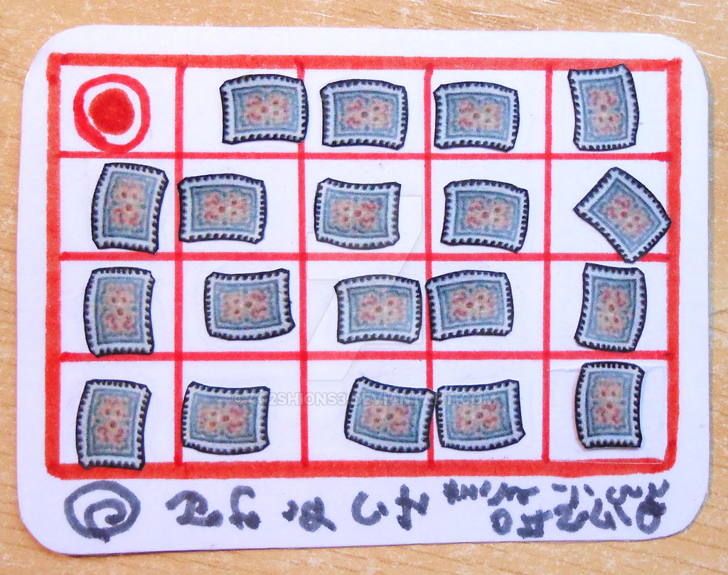 Touch Detective Pastry Shop Stamps Card