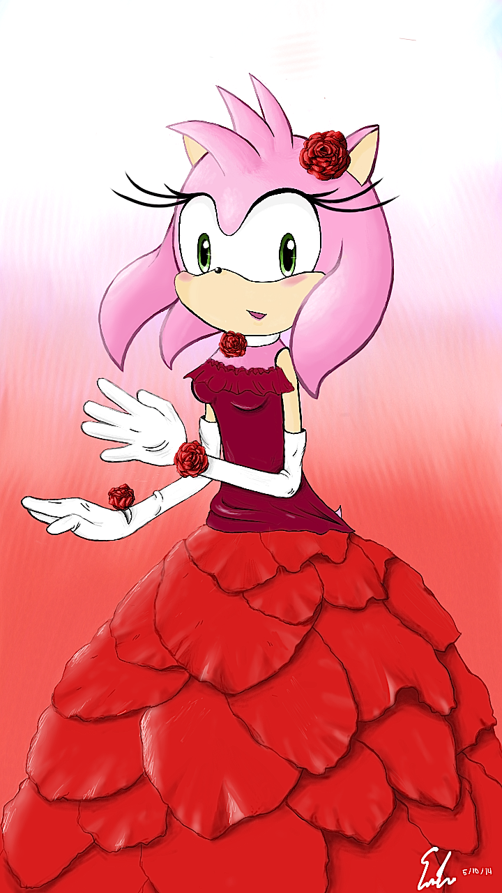 Amy Rose in a Rose Dress by Eveee-Chi on DeviantArt Amy Rose in a Rose Dress by Eveee-Chi on DeviantArt