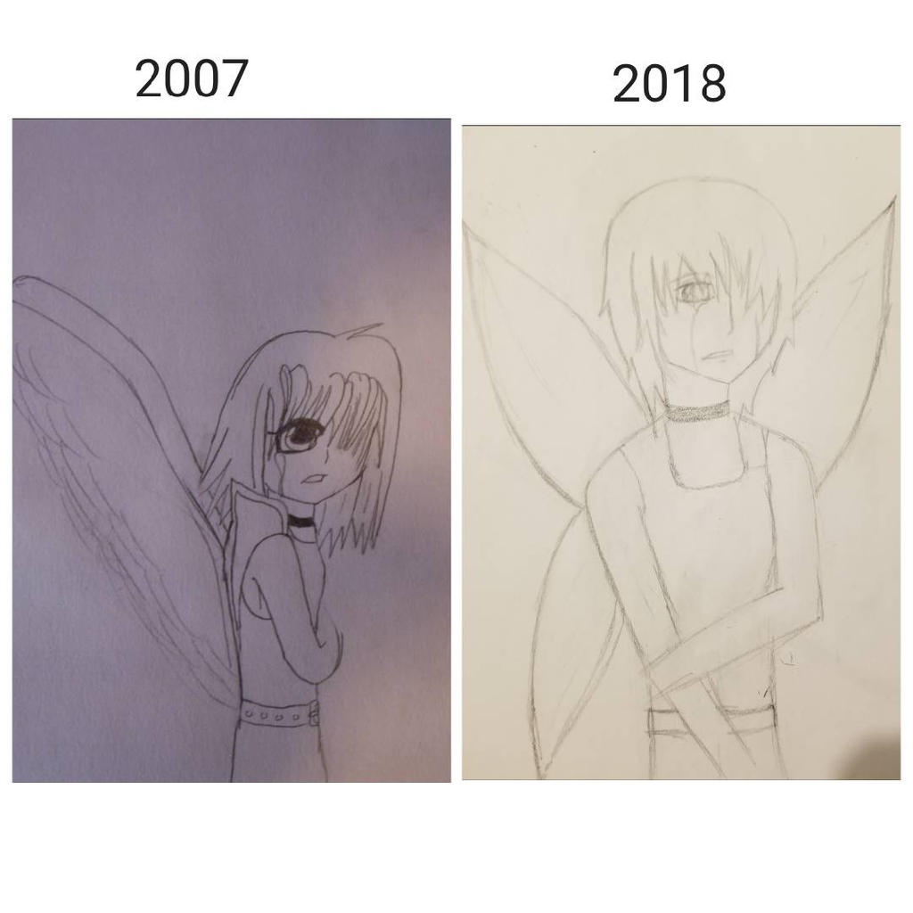 Drawing comparison by shadoew on DeviantArt