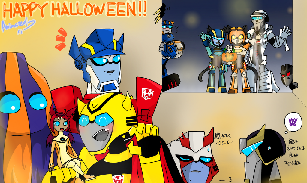 TFA Halloween by mistTransformers on DeviantArt